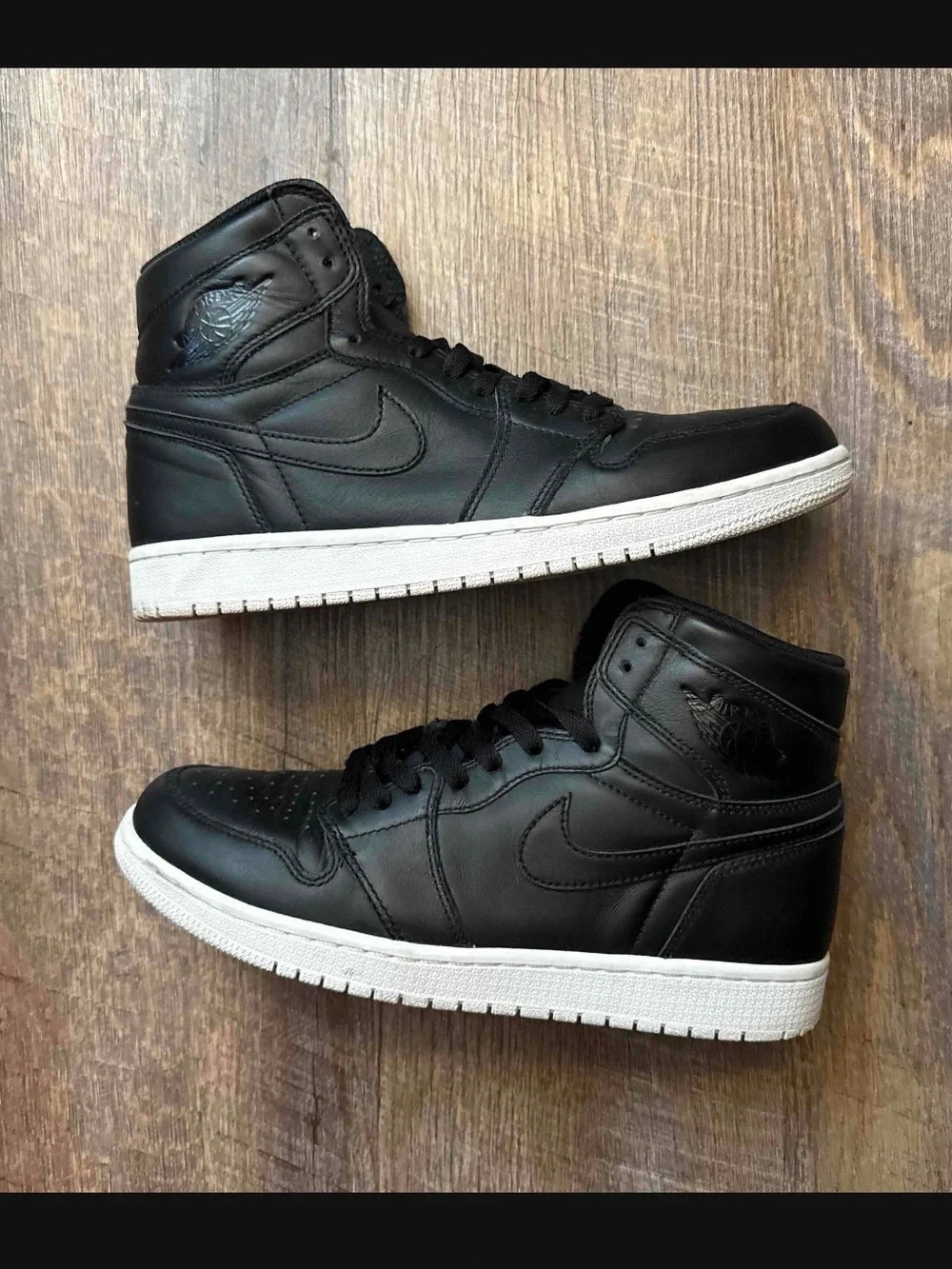 Nike Air Jordan 1 Retro High Cyber Monday Black White Size 9 Sneakers Shoes